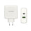 Cargador USB Pared Aisens PD 3.0 USB-C 57 W Blanco