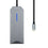 Hub USB Aisens USB-C Dock 9 en 1, USB-C a 1x HDMI, 1xRJ45, 3x USB, 1x PD, 1x Audio, 1x SD, 1x Micro SD, Gris, 15 cm