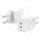 Cargador de Pared Aisens ASCH-45W2P005-W Blanco
