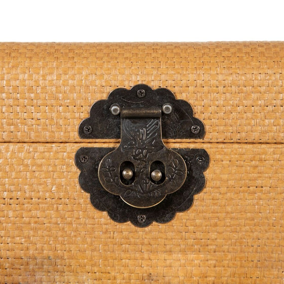 Juego de Baúles 45 x 30 x 22 cm Ratán DMF (3 Piezas)