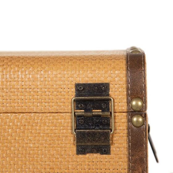 Juego de Baúles 45 x 30 x 22 cm Ratán DMF (3 Piezas)