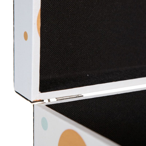 Juego de Baúles 34,5 x 24,5 x 14 cm Lona DMF (2 Piezas)