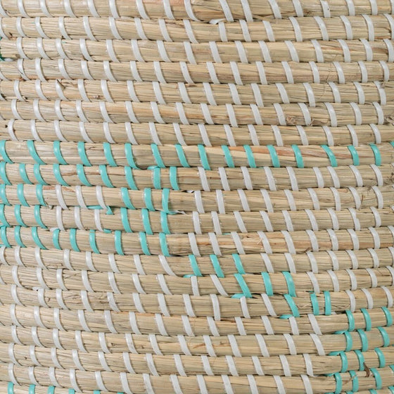 Juego de Cestos Natural Gris Fibra natural 38 x 38 x 58 cm (2 Piezas)