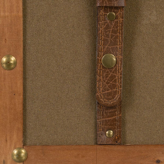 Juego de Baúles 45 x 30 x 29 cm Tejido Sintético Madera (2 Piezas)