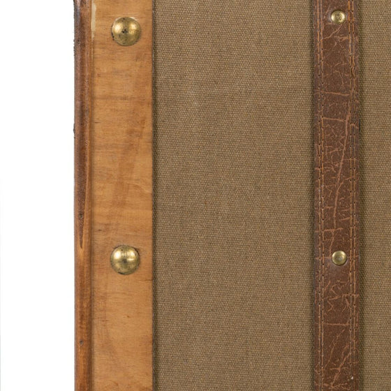 Juego de Baúles 50 x 36 x 20 cm Tejido Sintético Madera (2 Piezas)