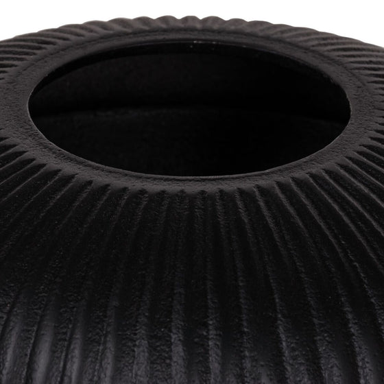 Caja Multiusos Negro Dorado Aluminio 20 x 20 x 24 cm