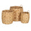 Juego de Cestos Beige Fibra natural 37 x 37 x 40 cm (3 Unidades)
