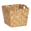 Juego de Cestos Beige Fibra natural 40 x 40 x 35 cm (3 Unidades)