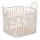 Juego de Cestos Blanco Cuerda 38 x 38 x 32 cm (3 Piezas)