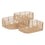 Juego de Cestos Natural Resina 40 x 30 x 13 cm (3 Piezas)