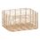 Juego de Cestos Natural Resina 46 x 35 x 23 cm (4 Unidades)