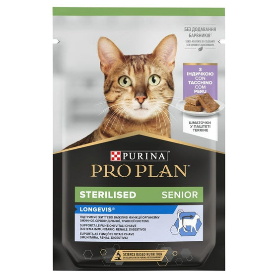 Comida para gato Purina Pro Plan Sterilised Pavo 75 g