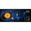 Alfombrilla de Ratón GEMBIRD MP-SOLARSYSTEM-XL-01 Negro