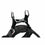 Arnés para Perro Hunter Negro 37-42 cm Antracita XS/S