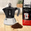 Cafetera Italiana Bialetti Moka Acero Inoxidable Aluminio 200 ml 4 Tazas