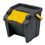 Cubo de Basura para Reciclaje Tontarelli Moda Apilable 28 L Amarillo (6 Unidades)