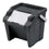 Cubo de Basura para Reciclaje Tontarelli Moda Apilable 28 L Blanco Negro (6 Unidades)