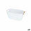 Cesta Multiusos Confortime Plástico Con asas Madera 40 x 21,5 x 18 cm (12 Unidades)