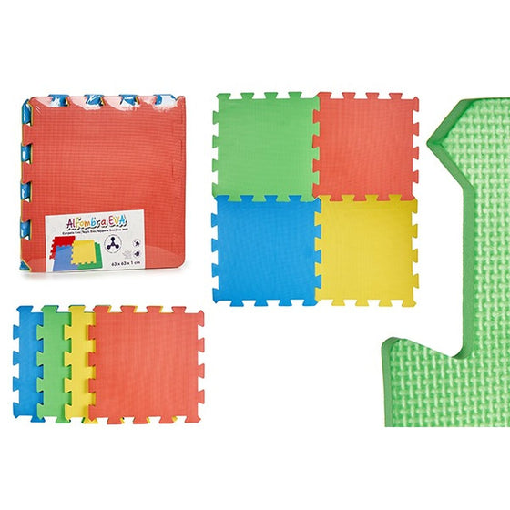 Alfombra de Puzzle 4 Piezas Multicolor