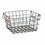 Cesta de Varilla Negro Acero Cobre (22,5 x 14 x 31,5 cm) (12 Unidades)