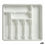 Organizador para Cubiertos Blanco Plástico (39 x 4,5 x 42,5 cm) (15 Unidades)