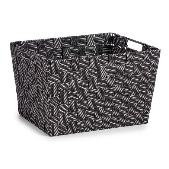 Cesta Negro Tela 10 L (25 x 20 x 35 cm) (12 Unidades)
