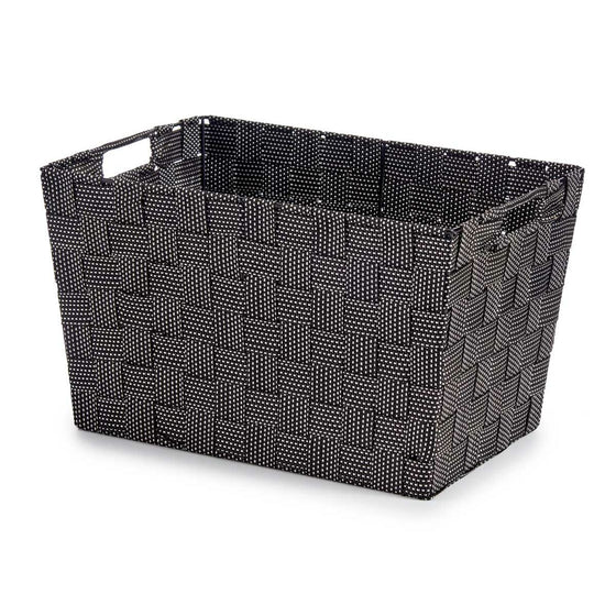 Cesta Negro Tela 10 L (25 x 20 x 35 cm) (12 Unidades)