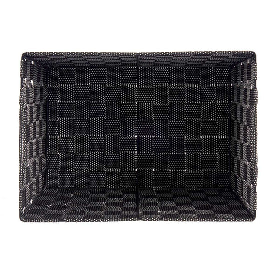 Cesta Negro Tela 10 L (25 x 20 x 35 cm) (12 Unidades)