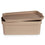 Caja Multiusos Beige Plástico 6 L (21 x 11 x 32 cm) (12 Unidades)