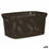 Cesto Organizador Marrón Plástico 10 L (24 Unidades)
