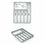 Organizador para Cubiertos Polipropileno 32,5 x 4,5 x 40,5 cm (12 Unidades)