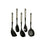 Juego de Utensilios de Cocina Negro Plástico 8,5 x 35 x 20,5 cm (6 Unidades)