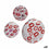Espejo de Bolsillo Cristal Plástico 8 x 2,4 x 8 cm (12 Unidades)