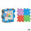 Alfombra de Puzzle Goma Eva 9 Piezas (12 Unidades) Multicolor