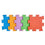 Alfombra de Puzzle Goma Eva 9 Piezas (12 Unidades) Multicolor