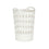 Cesto para la Ropa Blanco Plástico 50 L 44 x 56 x 41 cm (12 Unidades)