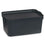 Caja de Almacenaje con Tapa Antracita Plástico 7,5 L 21 x 14,2 x 32 cm (12 Unidades)