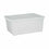 Caja de Almacenaje con Tapa Stefanplast Elegance Blanco Plástico 29 x 17 x 39 cm (6 Unidades)