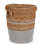 Cesto Marrón Gris 36 x 43 x 36 cm (4 Unidades)