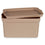 Caja de Almacenaje con Tapa Beige Plástico 2,3 L 13,5 x 11 x 20 cm (24 Unidades)