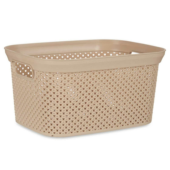 Cesto para la Ropa Beige Plástico 5 L 19,5 x 14 x 27,5 cm (24 Unidades)