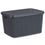 Caja de Almacenaje con Tapa Antracita Plástico 19 L 28 x 22 x 39 cm (12 Unidades)