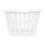 Cesto Blanco Polipropileno 50 L 58 x 24 x 42 cm (12 Unidades)