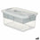 Caja Multiusos Gris Transparente Plástico 9 L 35,5 x 17 x 23,5 cm (6 Unidades)