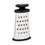 Rallador Negro Plateado Acero Inoxidable TPR 9 x 15,5 x 4,2 cm (12 Unidades)