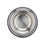 Comedero para Perro Plateado Gris Goma Metal 26 x 7 x 26 cm (12 Unidades)