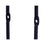 Colgadores Negro Metal Set 2 Piezas (6 Unidades)