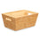 Cesta Multiusos Natural Bambú 15 x 29 x 8,5 cm (12 Unidades) Con asas