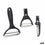 Set de Peladores Acero Inoxidable Polipropileno ABS (24 Unidades) Cabezales intercambiables 3 Piezas