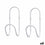 Colgadores Blanco Metal Set 2 Piezas (6 Unidades)